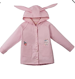 Kız bebek tavşan kulaklı ceket takım