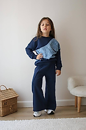 Lacivert bol paça eşofman takımı