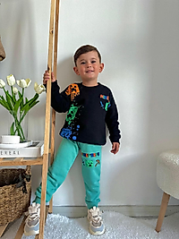 Erkek çocuk karakter baskılı eşofman takımı