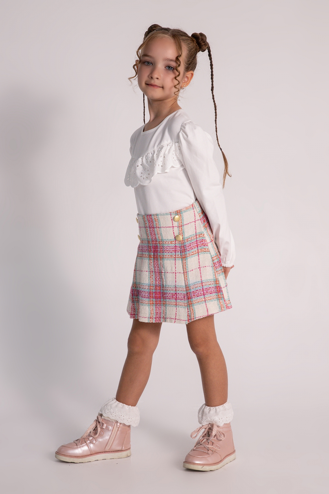 Kız çocuk şort etek takım