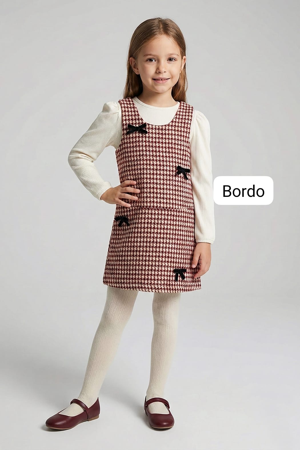 Tüvit fiyonklu elbise